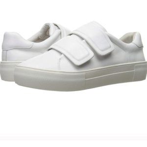 J/Slides White Velcro Adelynn Sneakers